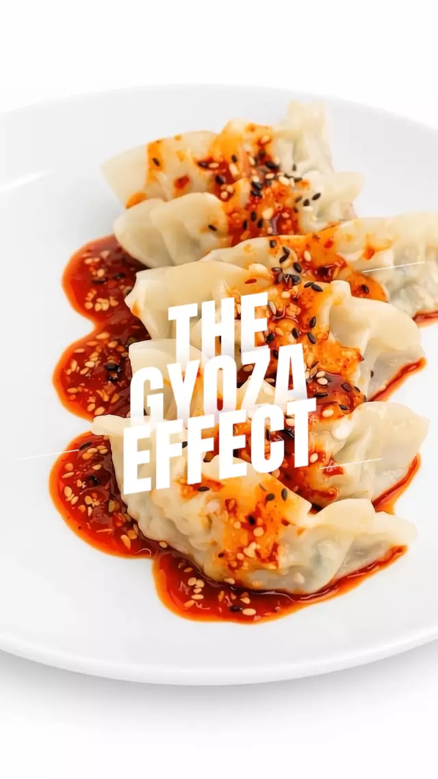 The Gyoza Effect. 🥟 You try one. You take another. And suddenly, lunch is the best part of your day.…